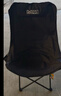 小魔户外折叠椅 折叠靠背椅加高月亮椅露营折叠凳子便携躺椅钓鱼椅 黑 实拍图