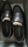 蜘蛛王男士皮鞋一脚蹬春秋商务休闲皮鞋真皮中老年爸爸鞋 48475 黑色 39 实拍图