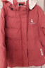啄木鸟（TUCANO）棉服女冬季新款保暖连帽外套小棉袄加绒加厚棉衣显瘦中老年妈妈装 砖红 4XL 建议155-170斤 实拍图