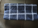 金号毛巾 提缎加厚纯棉毛巾 A类标准 蓝/灰 2条装 72*36cm 125g/条 实拍图