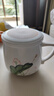 束氏手绘高温瓷陶瓷茶杯大容量喝水杯茶水分离杯泡茶杯办公室茶杯送礼 实拍图