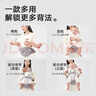 baby friend腰凳婴儿坐凳宝宝背带前后两用多功能抱娃外出背娃神器 透气灰色 实拍图