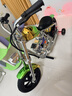 暴风骑士儿童电动车摩托车小哈雷两轮代步小电摩3-12岁单驱C12尊享版绿色 实拍图