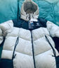 骆驼火山羽绒服男女冬季连帽抗静电鸭绒保暖情侣面包服 M34CR07674B 实拍图