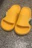 猪爸爸儿童拖鞋男童夏家居室内洗澡防滑女童2025新款简约宝宝凉拖鞋黄36 实拍图