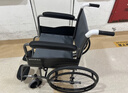 鱼跃(yuwell)轮椅车H051折叠老人轻便旅行手推车钢管免充气胎代步车 实拍图