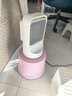海尔（Haier）取暖器家用暖风机电热台式桌面电暖器省电小型烤火炉浴室婴儿热风机办公室暖脚神器卧室电暖风速热 【无光轻音+恒温省电】定时遥控款HNS1507 实拍图