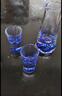 拜杰蓝色冰山水晶白酒杯中式家用带刻度分酒器小酒杯烈酒杯1壶2杯 实拍图