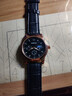 【网红爆款】商务腕表石英运动表休闲皮带男女手表 黑色 实拍图