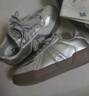 卡帕（Kappa）官方德训鞋子女鞋冬季厚底增高休闲运动学生板鞋 银色 38 实拍图