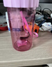 特百惠（Tupperware）雅致300ML塑料杯男女士学生儿童夏季水杯子户外便携口袋杯 柔蜜粉 实拍图