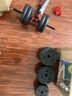 欧耐德（OUNAIDE） 哑铃男士健身家用环保杠铃壶铃套装可调节举重初学者可拆卸亚玲 【豪华款】80斤一副+七重豪礼 实拍图