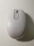 罗技（Logitech）M196 无线蓝牙鼠标 办公鼠标 笔记本商务办公家用 小巧便携 对称手型 珍珠白 实拍图