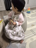 威尔贝鲁（WELLBER）婴幼儿睡袋1-3岁双层竹棉分腿睡衣春秋儿童宝宝防踢被子 绮梦L 实拍图