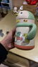 babycare儿童保温杯婴幼儿学饮宝宝吸管杯316L不锈钢保温杯幼儿园保温水壶 赠直通吸嘴- 把手款浅嗬绿 300ml 实拍图