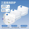 袋鼠医生一次性医用外科100只口罩防尘双鼻梁条立体呼吸仓透气白色灭菌级 实拍图