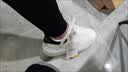 奥古狮登（Agsdon）小白鞋女秋季百搭运动休闲鞋女学生增高厚底板鞋 10216 白黑 37 实拍图
