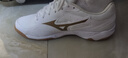美津浓（MIZUNO）CYCLONE SPEED CN排球鞋综合室内外训练鞋男女款羽毛球鞋乒乓球鞋 白金 【颜值与实力并存】 40 =255mm 实拍图