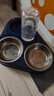 疯狂的主人猫碗双碗喂食碗不锈钢饭盆狗猫咪饮水机 实拍图