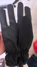 回力手套冬季男骑行手套滑雪加厚保暖触屏防泼水防风寒电动摩托手套女 黑色【科技锁温+骑车防滑】 均码 实拍图