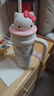三丽鸥（SANRIO）凯蒂猫HelloKitty公仔冰霸保温杯316不锈钢带吸管女新年礼物700ml 实拍图