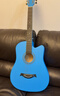 吉之琳单板41寸初学者吉他学生38寸新手练习男女生入门琴民谣木吉他乐器 40寸【单板】天蓝色 包教会+买即送全套配件 实拍图