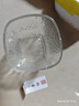 玻璃杯高级ins锤纹初雪水杯酒杯功夫小茶杯子透明日式简约家用 初雪杯230ML 1只 实拍图
