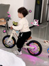 贝趣儿童平衡车1-3-6-12岁宝宝滑步车无脚踏小孩自行车男孩两轮滑行车 发泡轮 12寸 白色 适合身高80-100cm 2-5岁幼儿女孩圣诞节新年礼物 实拍图