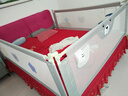宝之轩床围栏床上护栏婴儿童床挡板宝宝防摔护栏垂直升降 【无缝设计】皇冠熊 2.2m 单面装 实拍图