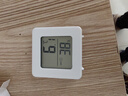 温湿度计婴儿房室内家用车内电子温湿度计迷你便携高精度传感器可壁挂 智能温湿度计-白色小巧*1 实拍图