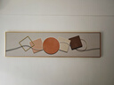 集简季石来运转卧室床头装饰画现代轻奢横幅高级感抽象简约大气主卧挂画 实拍图