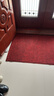 京东京造条纹拉绒入户垫 家用可裁剪除尘防滑吸水地垫进户门 红色80*120cm 实拍图