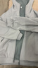 优衣库男装防风摇粒绒拉链连帽开衫/长袖外套481182 02 浅灰色 S /165/84A 实拍图