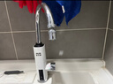 奥克斯（AUX）电热水龙头热水器加热水龙头快速热水变频恒温厨房下进水 【大屏数显】雪山白+漏保插头+万向喷头 实拍图