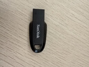 闪迪（SanDisk）128GB USB3.2 U盘 CZ550黑色 读速100MB/s 安全加密 数据恢复 学习办公电脑车载 高速大容量优盘 实拍图