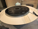 美的（Midea）小欢聚暖菜板2025新款家用多功能带火锅餐桌转盘加热板暖菜板热菜板保温板一板三陶炉HBS100YH Pro 实拍图