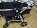 纽贝耳newber婴儿车 婴儿推车 婴儿车0-3岁用折叠可坐可躺带减震 可换向 黑白  遮阳防蚊罩+抑菌护脊睡板 实拍图