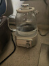 美的（Midea）花漾0胶水全玻璃养生壶 多功能煮茶壶 母婴烧水壶 恒温电热水壶 全自动一体煮茶器1.2L YS12B302J 实拍图