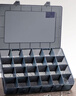 得力（deli）多功能零件盒收纳盒乐高黑色透明小格24格分类盒元件盒工具储物盒 实拍图