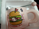 可爱fufu生日蛋糕马克杯带盖勺陶瓷杯送女生高颜值有意义生日礼物 汉堡生日蛋糕杯+勺1个350ml 实拍图