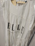 ELLE法式莱赛尔天丝连衣裙女2025春季新款气质圆领米白色无袖裙子 米白 L 实拍图