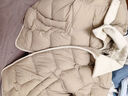 坦博尔轻薄羽绒服女短款翻领宽松舒适衬衫式女士外套330226D 椰奶咖165 实拍图