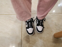 耐克NIKE女大童休闲板鞋 DUNK 运动鞋CW1590-100白黑38.5 实拍图