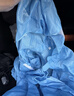 青霄 防静电防尘服连体无尘 蓝色4XL 净化洁净喷漆防护工作服 实拍图