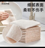 巨奇严选 丝瓜抹布25*25CM*32片丝瓜洗碗布不掉毛厨房强力去油污抹布 实拍图