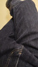 真维斯（Jeanswest）王一博代言牛仔裤男秋冬新款天丝舒适修身直筒高端潮牌休闲裤子男 深蓝【加绒保暖】 31 码(2尺4) 【建议120-130斤】 实拍图