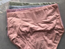 猫人女士高腰内裤女纯棉收腹收小肚子石墨烯抑菌裆高弹三角裤4条XL 实拍图