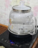FUNORK全自动上水电热烧水壶玻璃烧水器茶台专用一体茶桌茶几保温泡茶具抽水电茶炉 1L 底部上水 - 黑色 实拍图