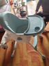 三条小鱼宝宝餐椅多功能可折叠便携儿童餐桌椅婴幼儿小孩可调节吃饭桌座椅 牛油果绿【折叠+万向轮+调节】 实拍图