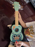 NEW CLASSIC TOYS儿童尤克里里玩具初学吉他可弹奏早教音乐启蒙乐器男女孩生日礼物 天蓝色小鸟-21寸木质尤克里里 荷兰品牌 3-6岁益智玩具 春节新年礼物 实拍图